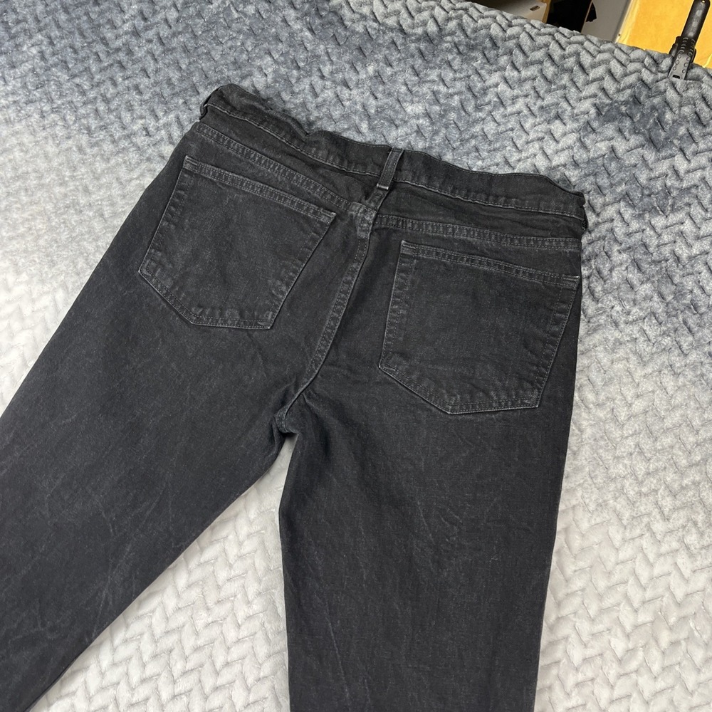 Urban Pipeline Max Flex Jeans Mens 34x34 Black Cotton Denim Straight Slim Fit - Picture 9 of 10